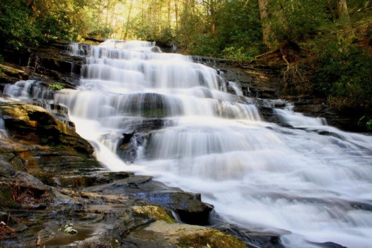 Minnehaha Falls - best waterfall in Rabun County