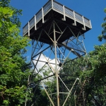 Wesser Bald Observation Tower located north of Franklin