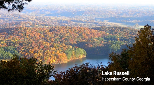 Scenic Lake Russell - Habersham County
