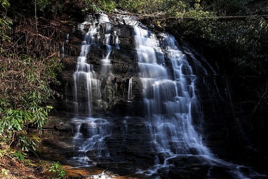 Spoonauger Falls in Sumter National Forest - Mountain Rest SC