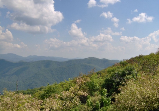 Hiking to Standing Indian Mountain from Deep Gap - Macon and Clay County line
